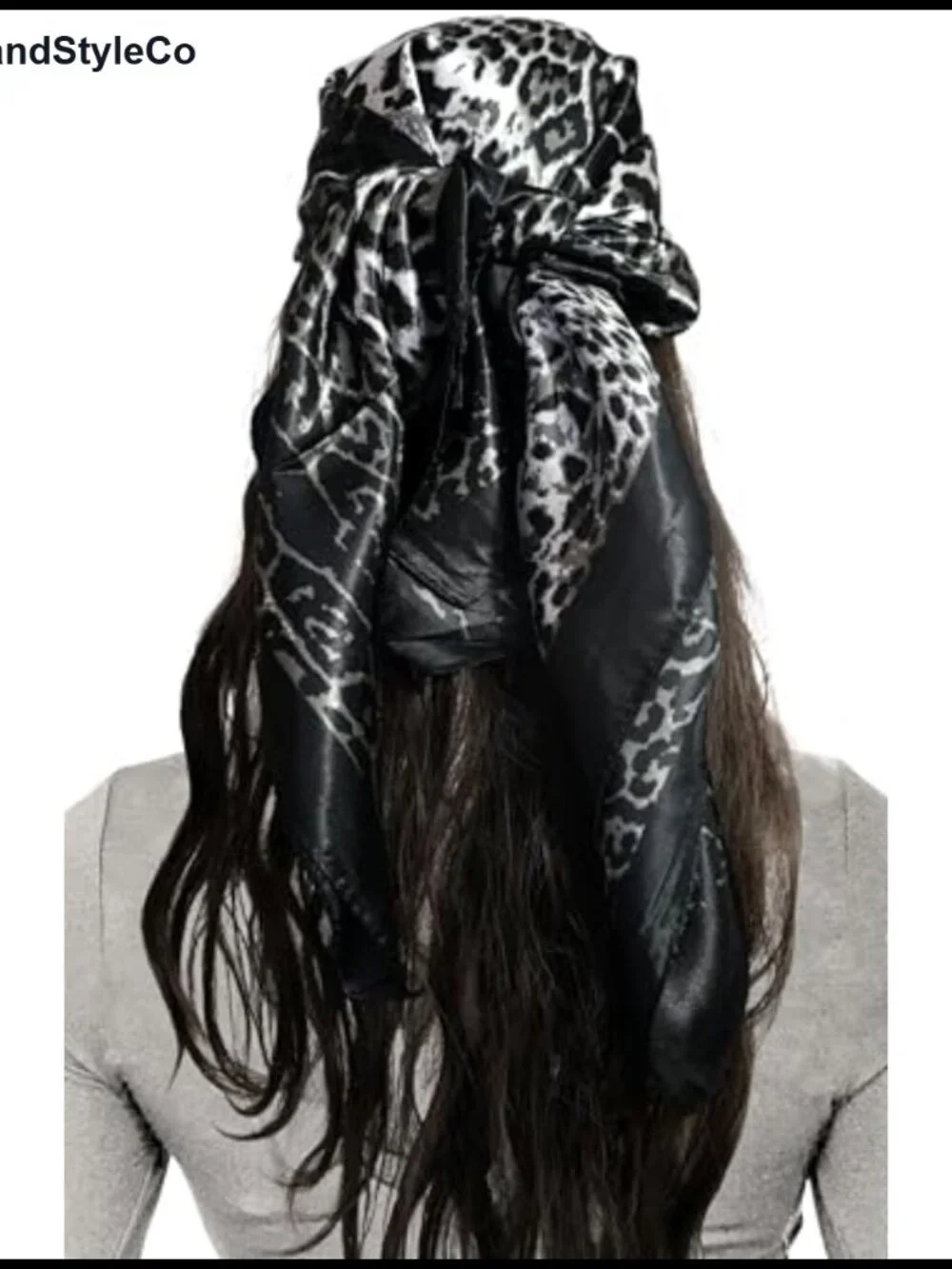 Womens Satin Scarf Square Scarf Like Silk Bandana Hair Scarf 35 Inches